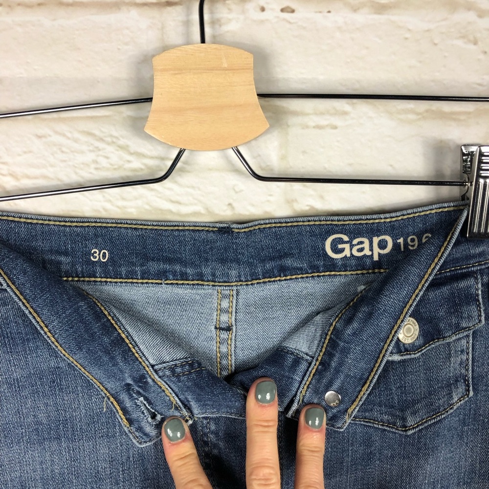 GAP 1969 Button Front Denim Skirt - Picture 6 of 7